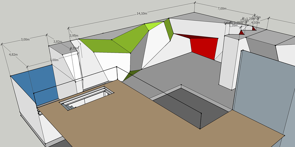 3D render plezalne dvorane